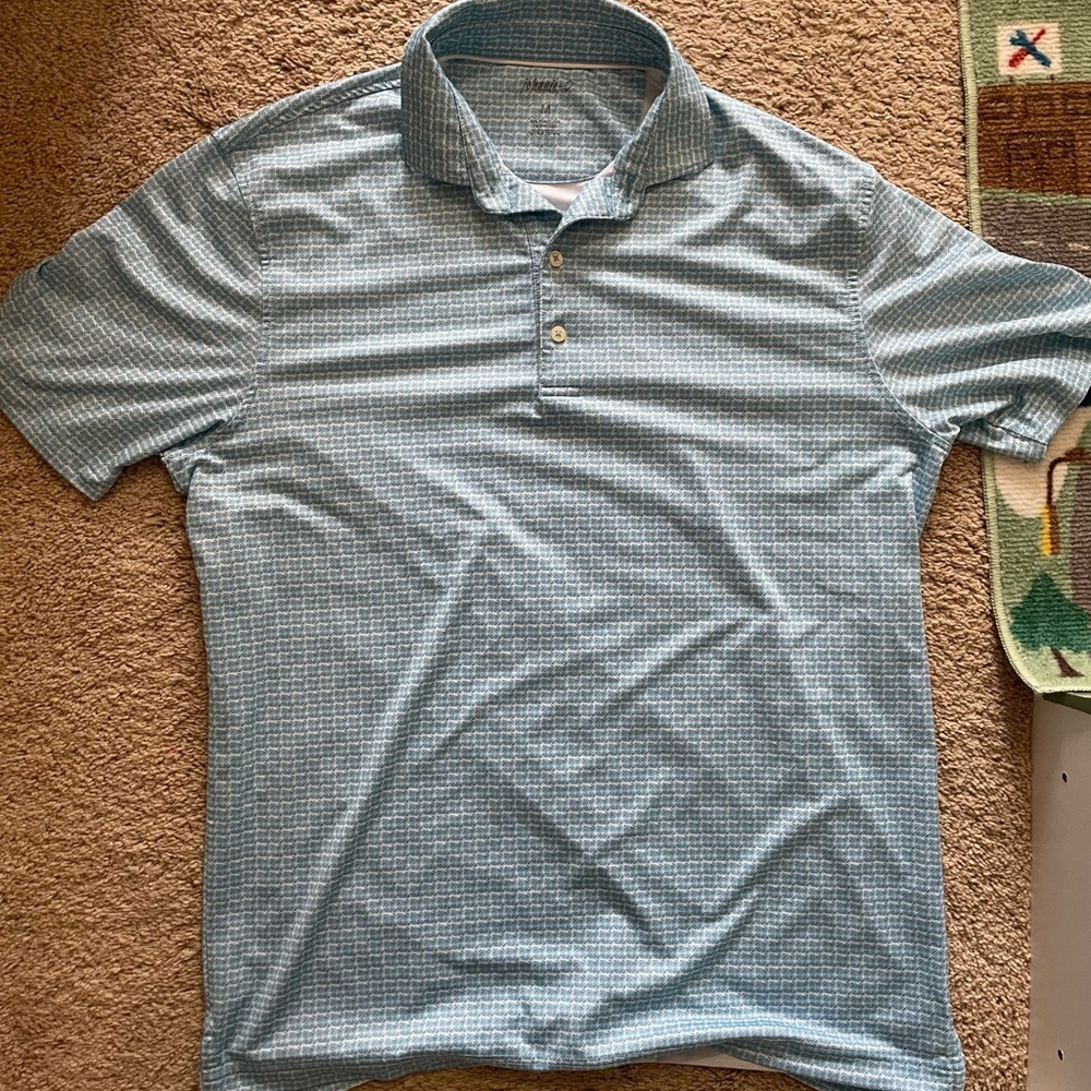 Johnnie O Medium Geometric Print Polo
